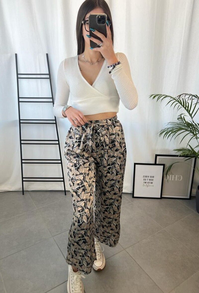 Wholesaler Zoe Mode (Elena Z) - Pantalon à imprimé
