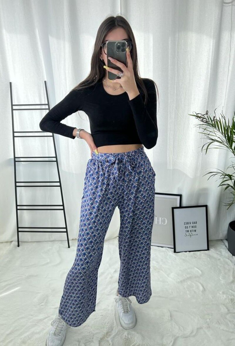 Wholesaler Zoe Mode (Elena Z) - Pantalon à imprimé