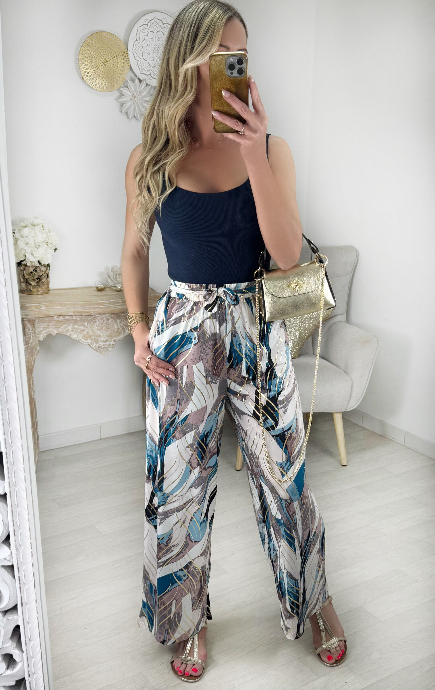 Wholesaler Zoe Mode (Elena Z) - Golden pants