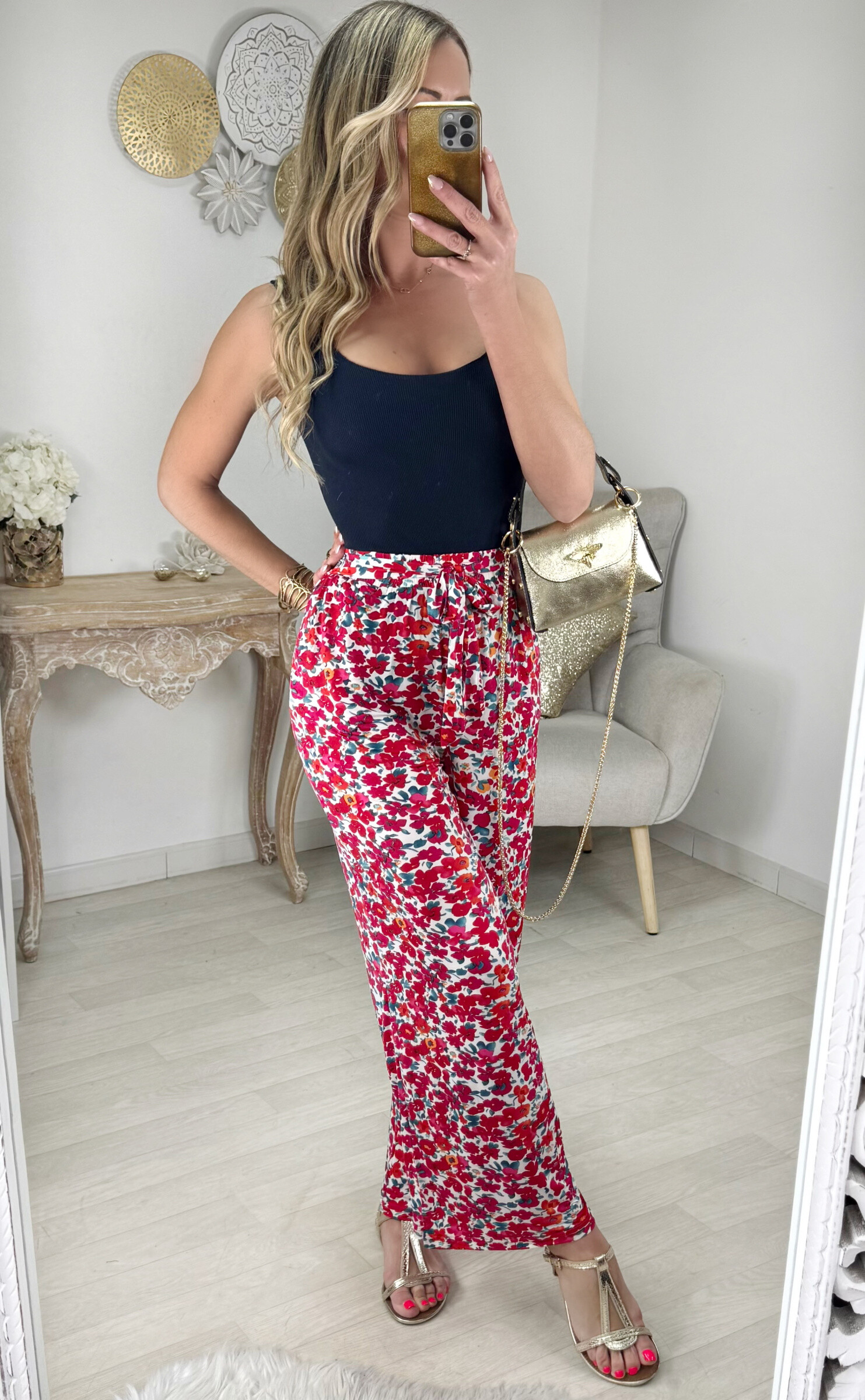 Wholesaler Zoe Mode (Elena Z) - Flowery pants