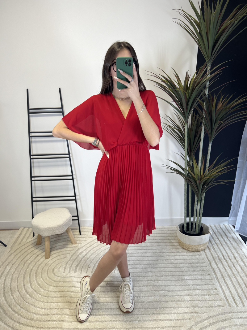 Grossiste Zoe Mode (Elena Z) - Robe plissée
