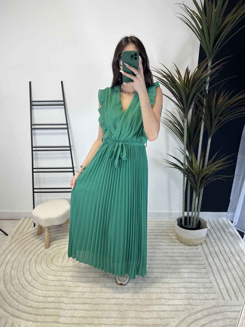 Grossiste Zoe Mode (Elena Z) - Robe plissée