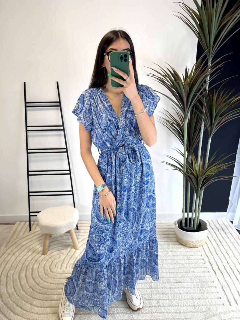 Wholesaler Zoe Mode (Elena Z) - Silver thread dress