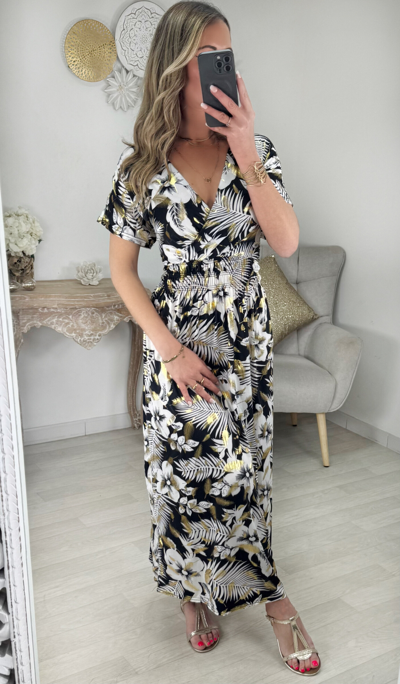 Wholesaler Zoe Mode (Elena Z) - DORE magic waist long dress