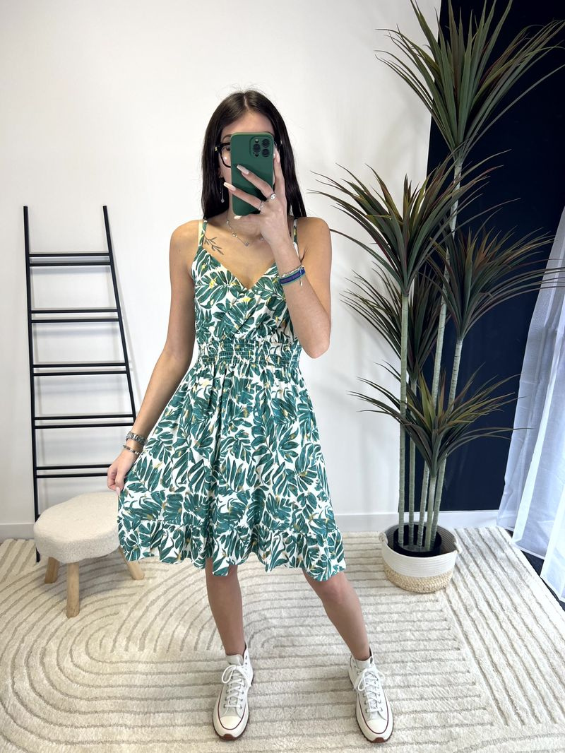 Wholesaler Zoe Mode (Elena Z) - Gold print dress
