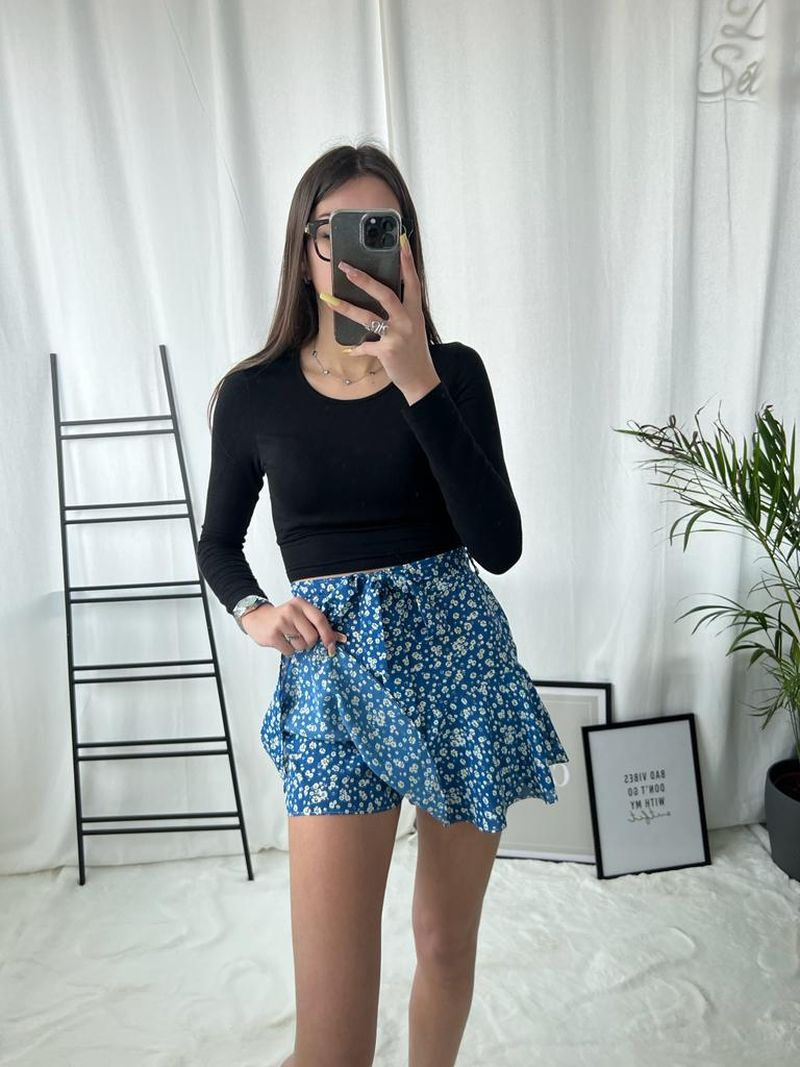 Wholesaler Zoe Mode (Elena Z) - printed skirt shorts
