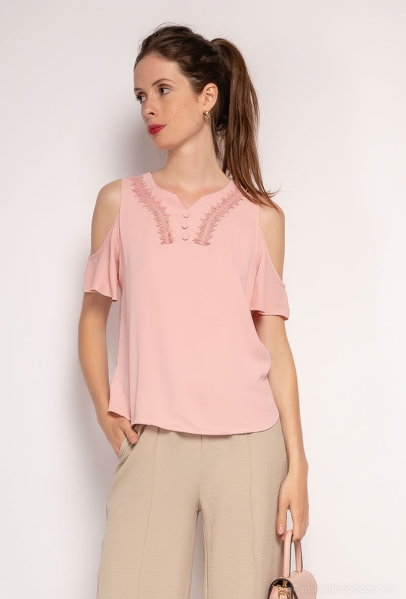 Wholesaler Zoe Mode (Elena Z) - Blusa con hombros descubiertos