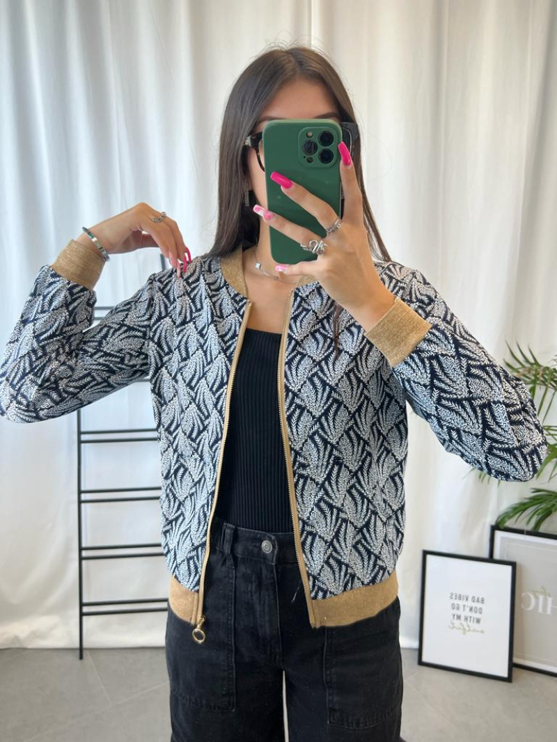 Wholesaler Zoe Mode (Elena Z) - PRINTED BOMBER