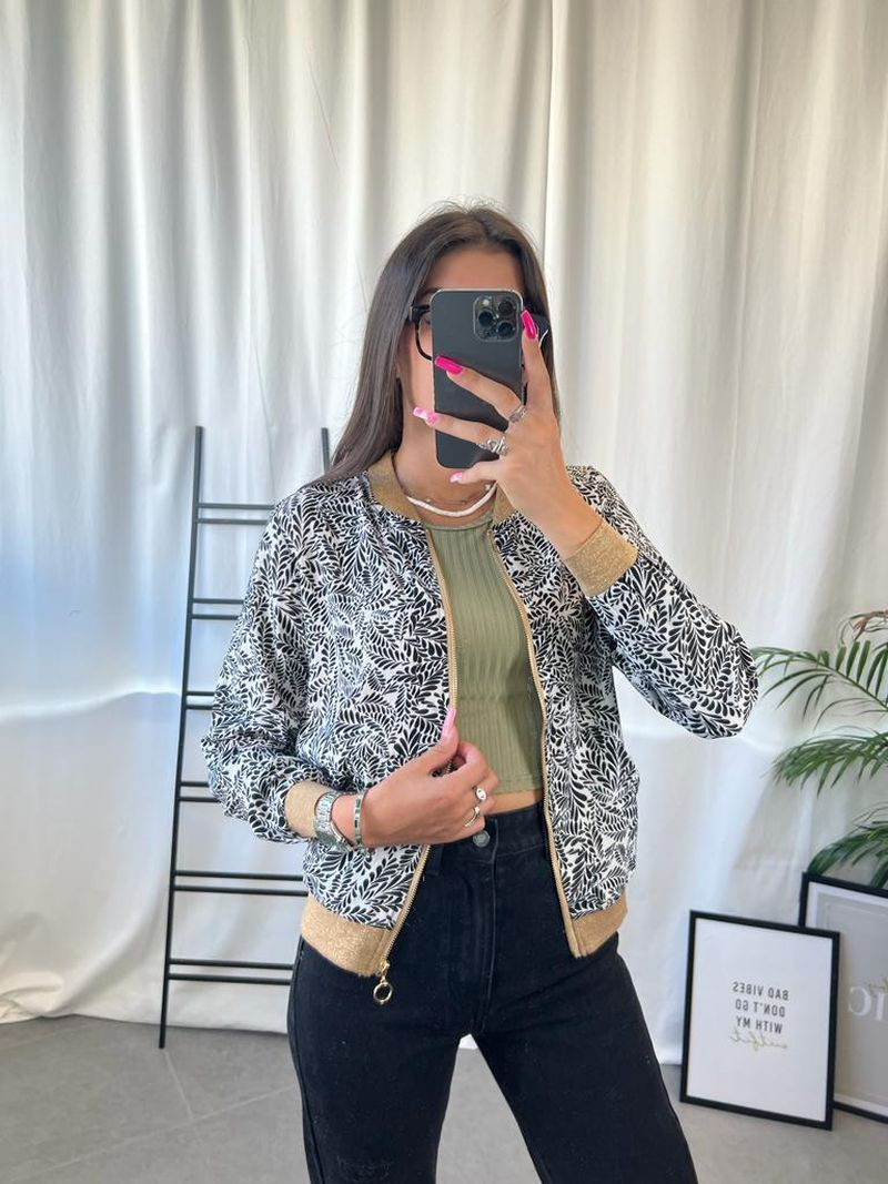 Wholesaler Zoe Mode (Elena Z) - PRINTED BOMBER