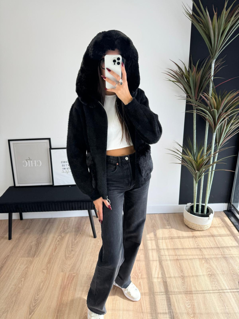 Wholesaler Zoe Mode (Elena Z) - Furry jacket
