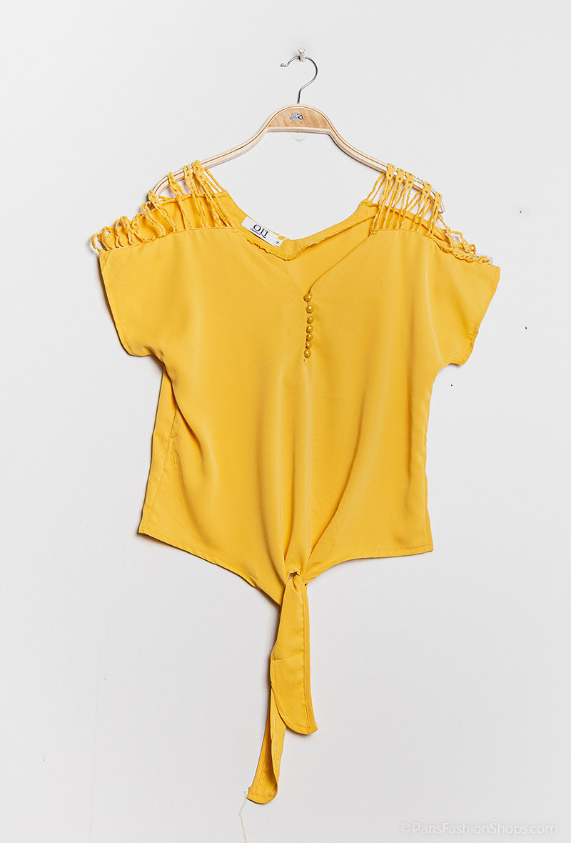 Wholesaler Zoe Mode (Elena Z) - Cold shoulder blouse
