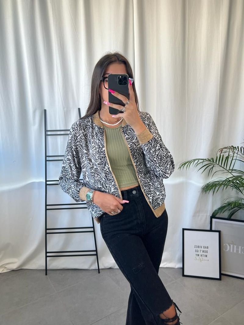 Grossiste Zoe Mode (Elena Z) - Bomber imprimé