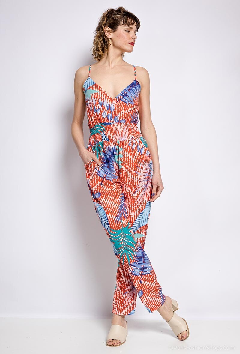 Wholesaler Zoe Mode (Elena Z) - Tropical jumpsuit