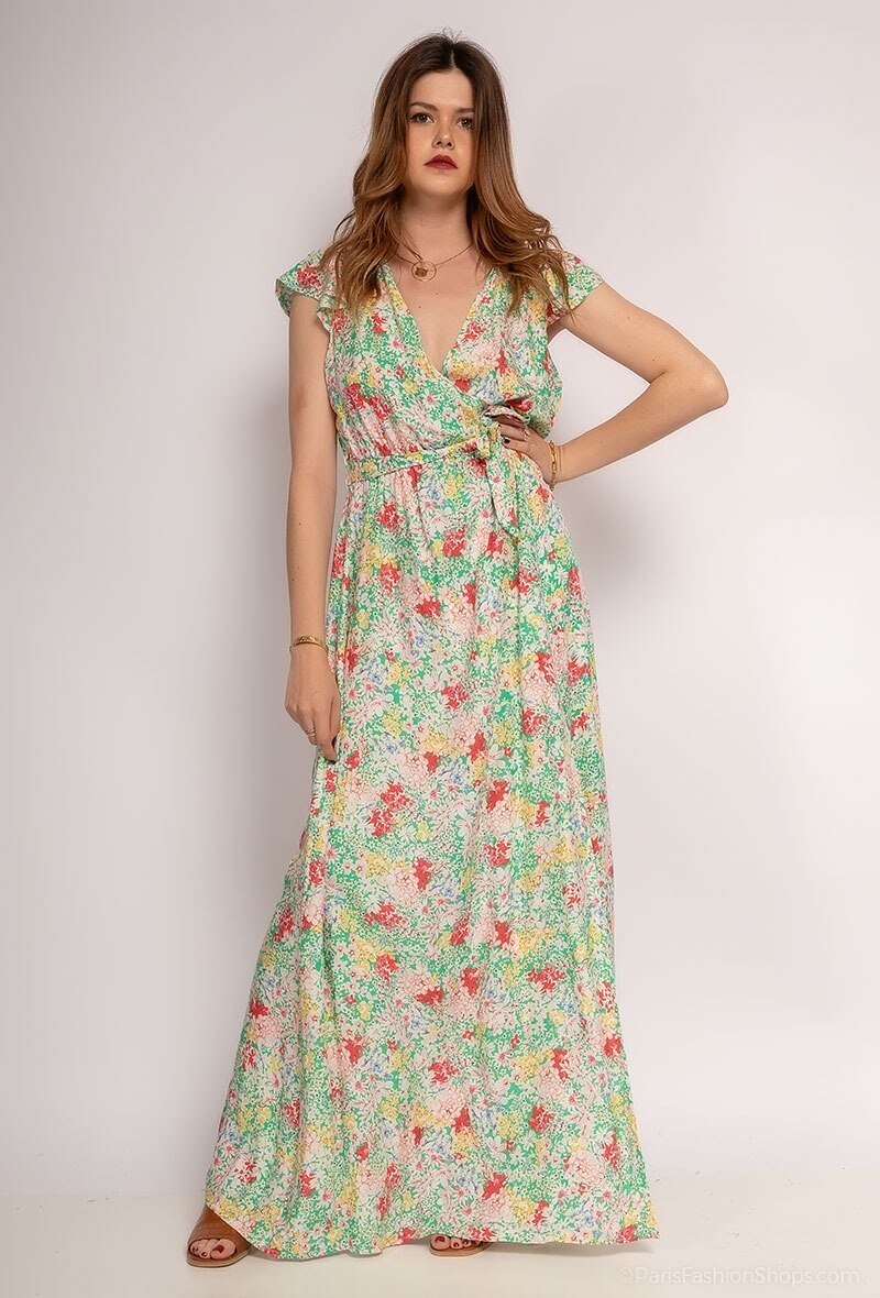 Wholesaler Zoe Mode (Elena Z) - Floral maxi dress