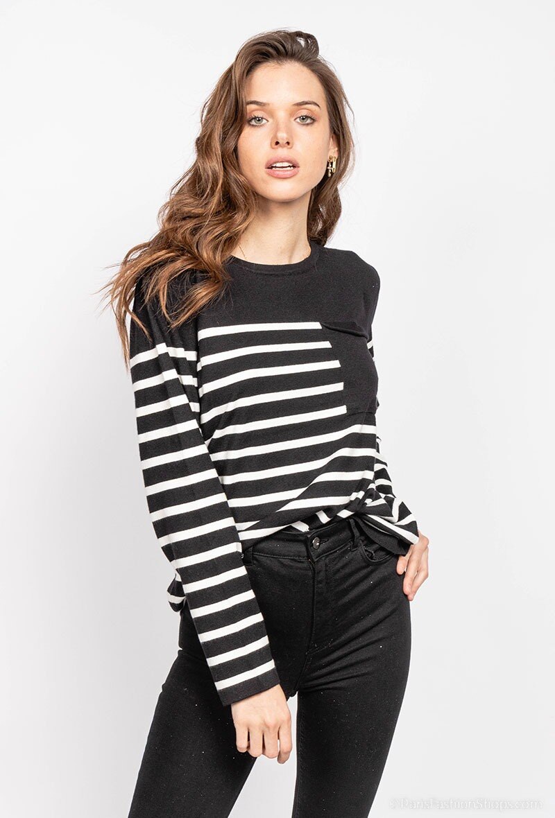Wholesaler Zoe Mode (Elena Z) - Pull marinière