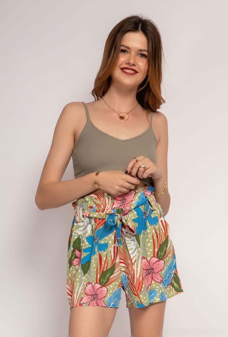 Wholesaler Zoe Mode (Elena Z) - Printed light shorts