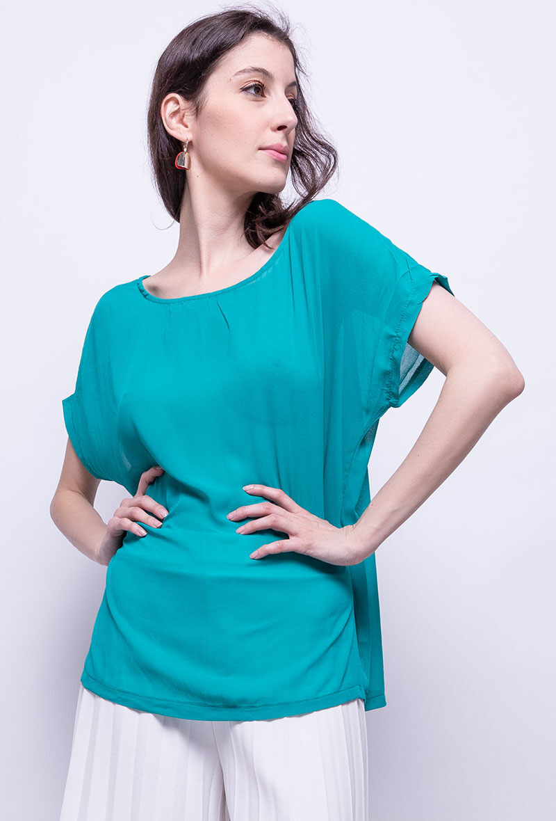 Wholesaler Zoe Mode (Elena Z) - Blouse zippée