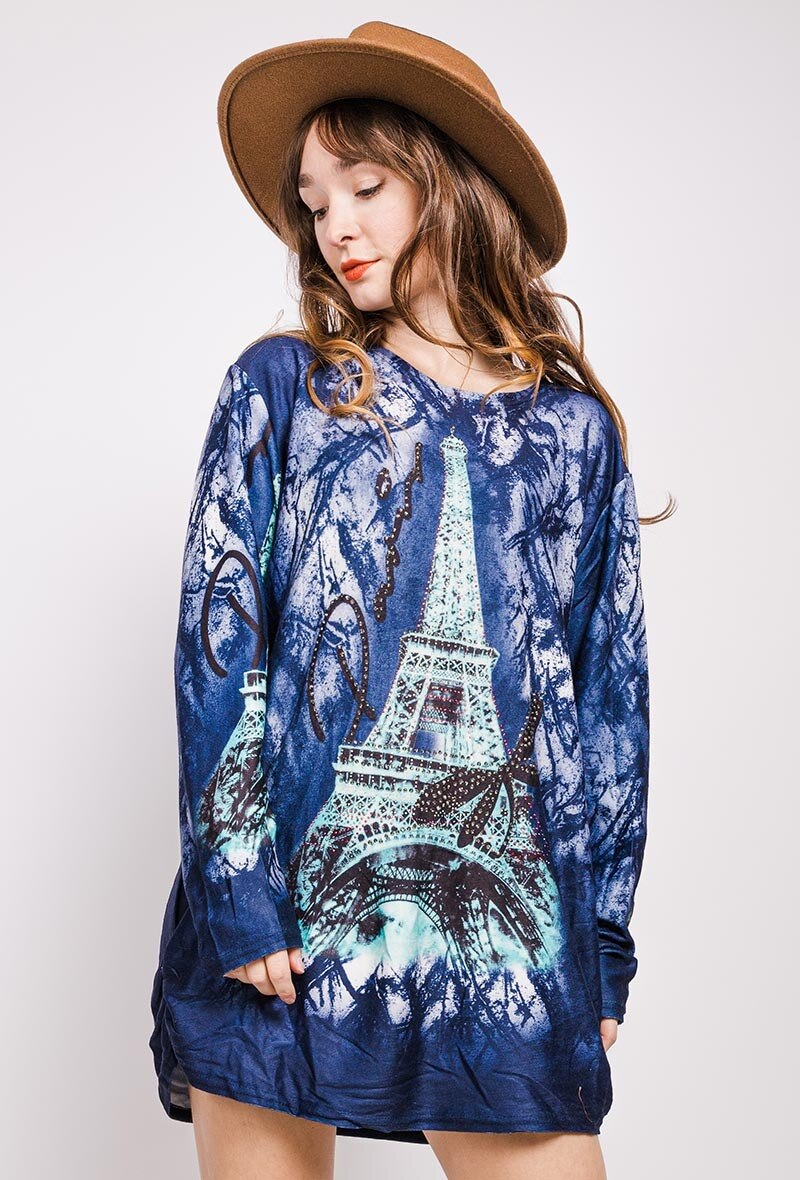 Wholesaler Zoe Mode (Elena Z) - Printed sweater
