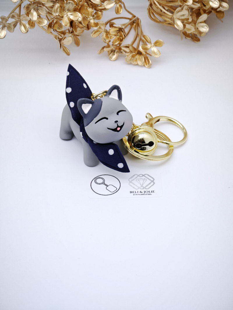 Wholesaler Beli & Jolie - Metal dog key ring