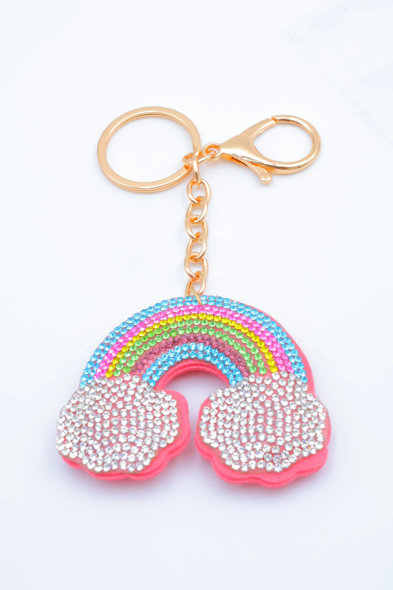 Grossiste Beli & Jolie - Porte clé arc-en-ciel