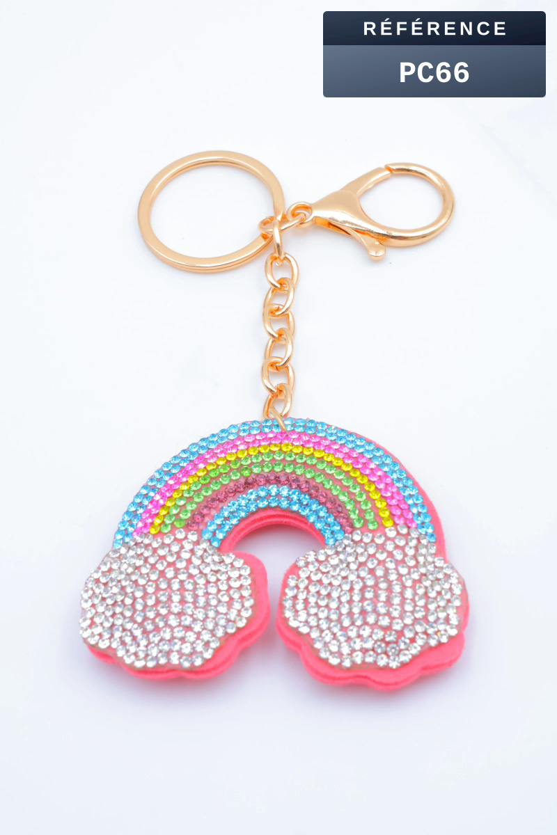 Grossiste Beli & Jolie - Porte clé arc-en-ciel