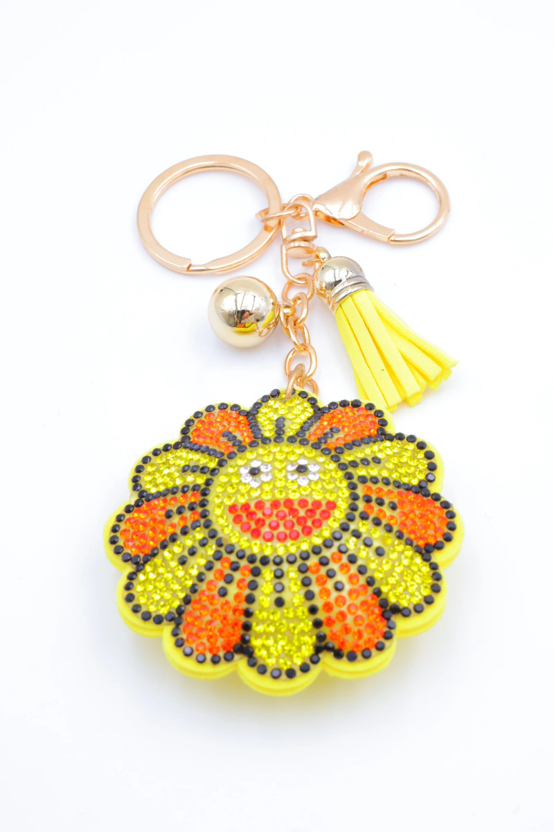 Grossiste Beli & Jolie - Porte clé tournesol