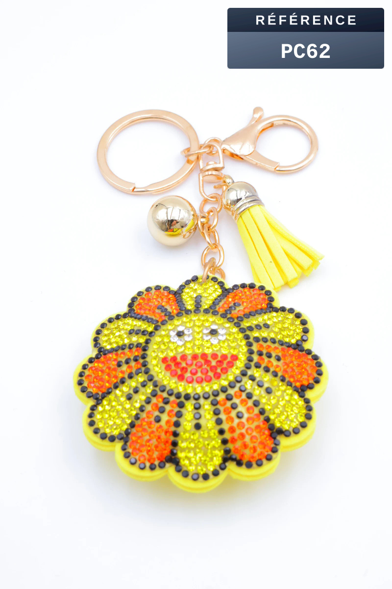 Grossiste Beli & Jolie - Porte clé tournesol