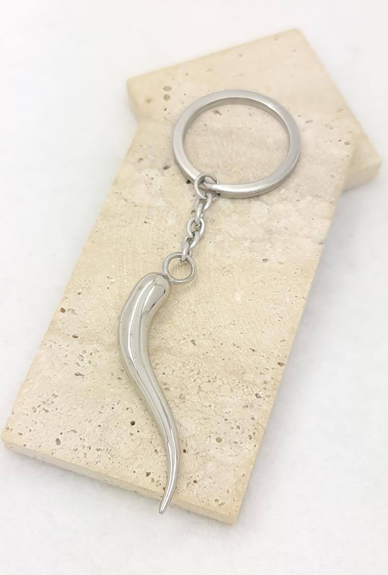 Wholesaler Bijoussimo - Horn steel keychain