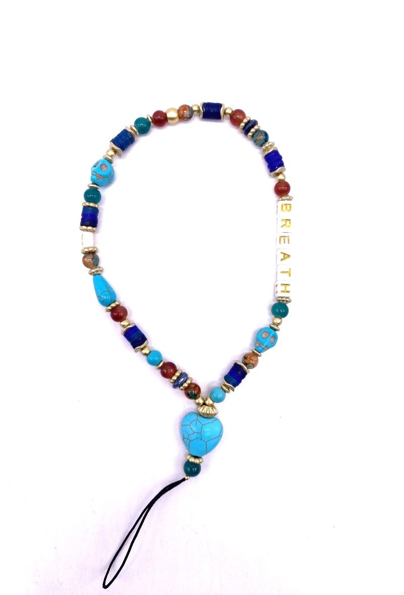 Wholesaler By Oceane - "BREATH" pearl cell phone strap - Wrist strap