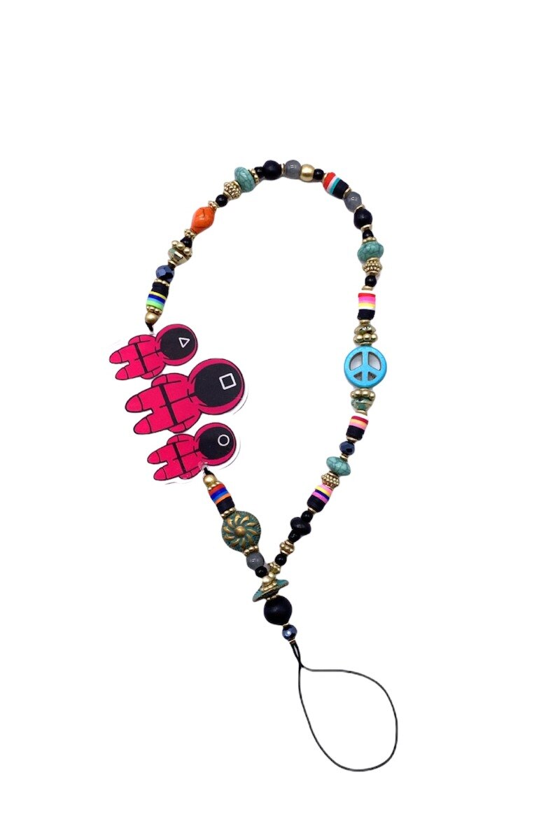 Wholesaler By Oceane - Cell phone strap with characters - Wrist strap