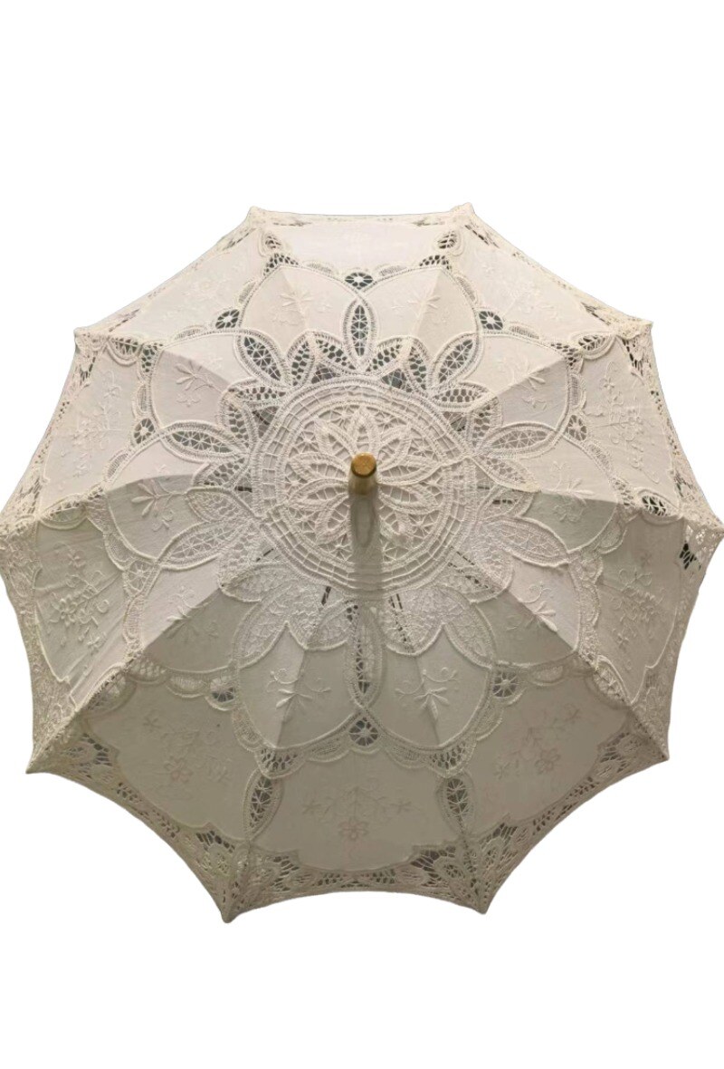 Wholesaler By Oceane - Umbrella parasol decorated with embroidery