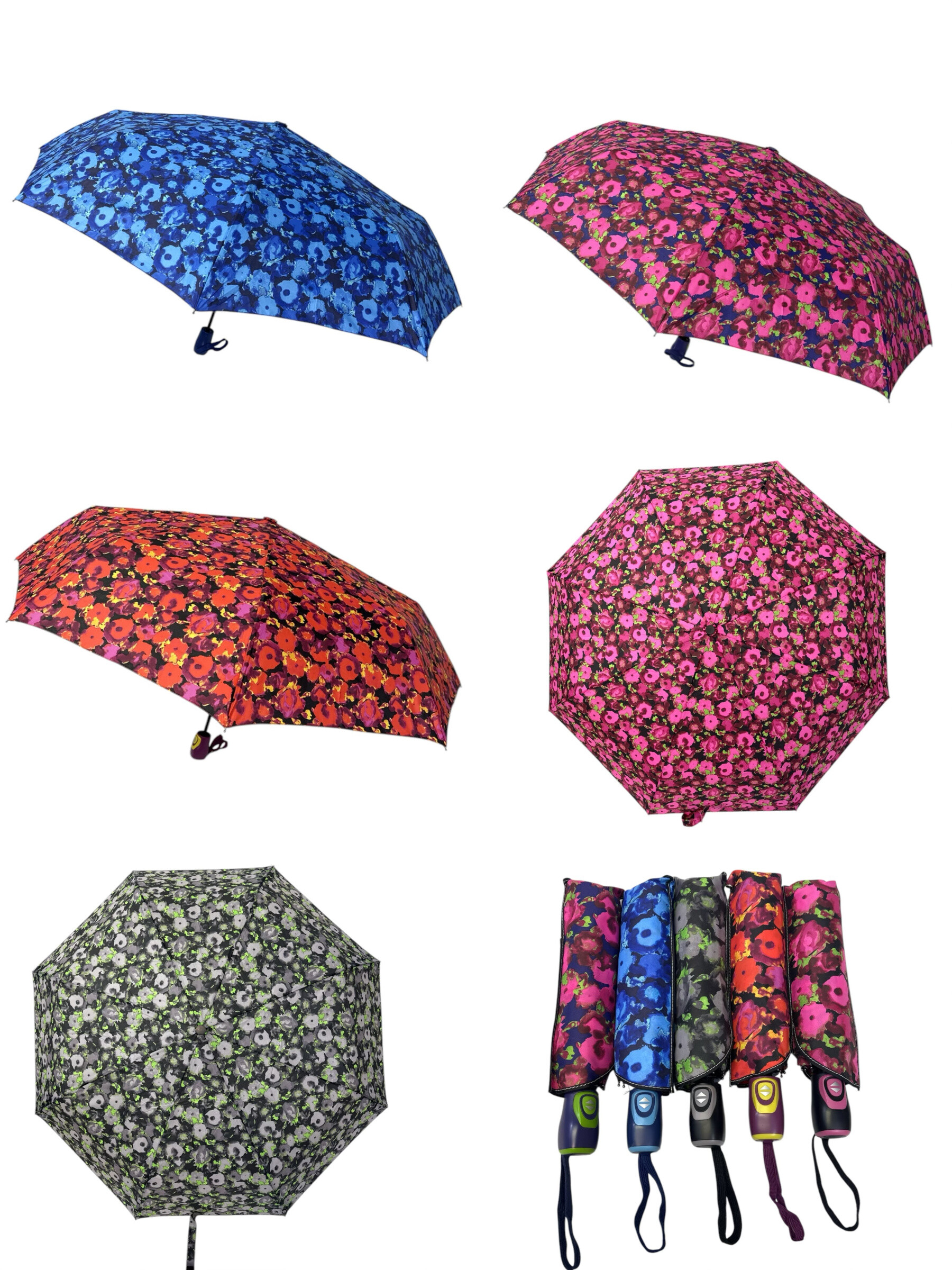 Wholesaler By Oceane - FOLDABLE AUTOMATIC UMBRELLA