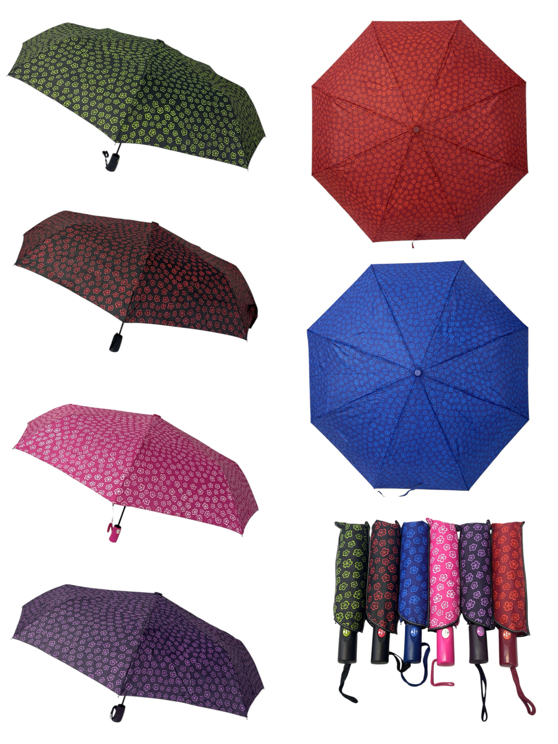 Wholesaler By Oceane - FOLDABLE AUTOMATIC UMBRELLA