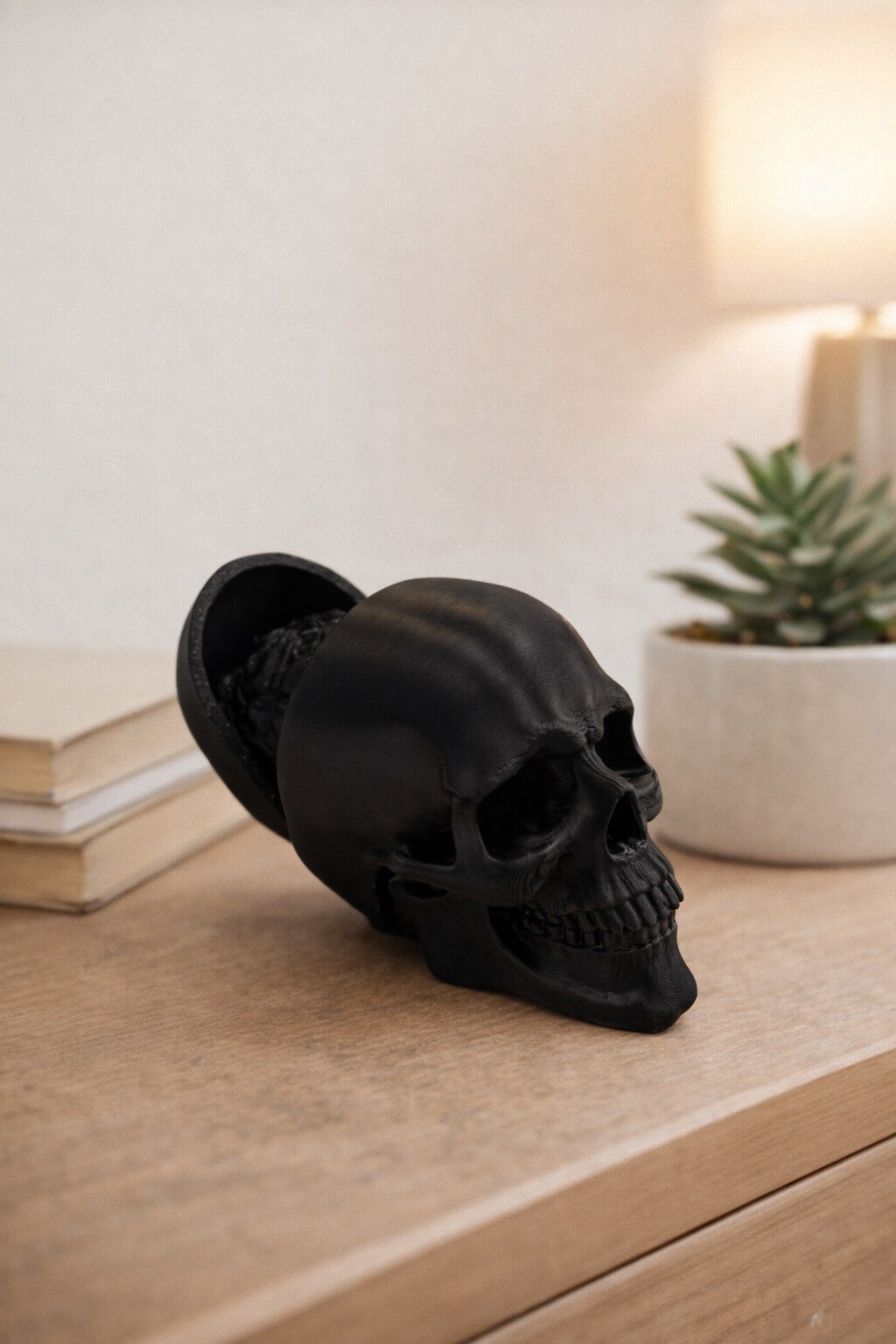 Wholesaler Ceramik - 3D Printed Decorative Skull Box – Mini Gothic Box