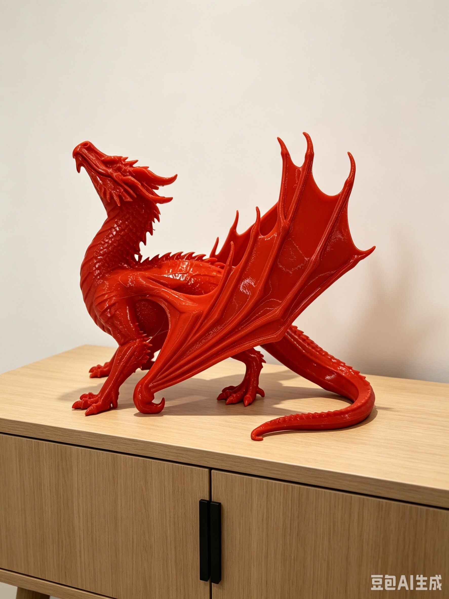 Wholesaler Ceramik - Stunning 3D printed dragon figurine, perfect for decoration, collection, or office