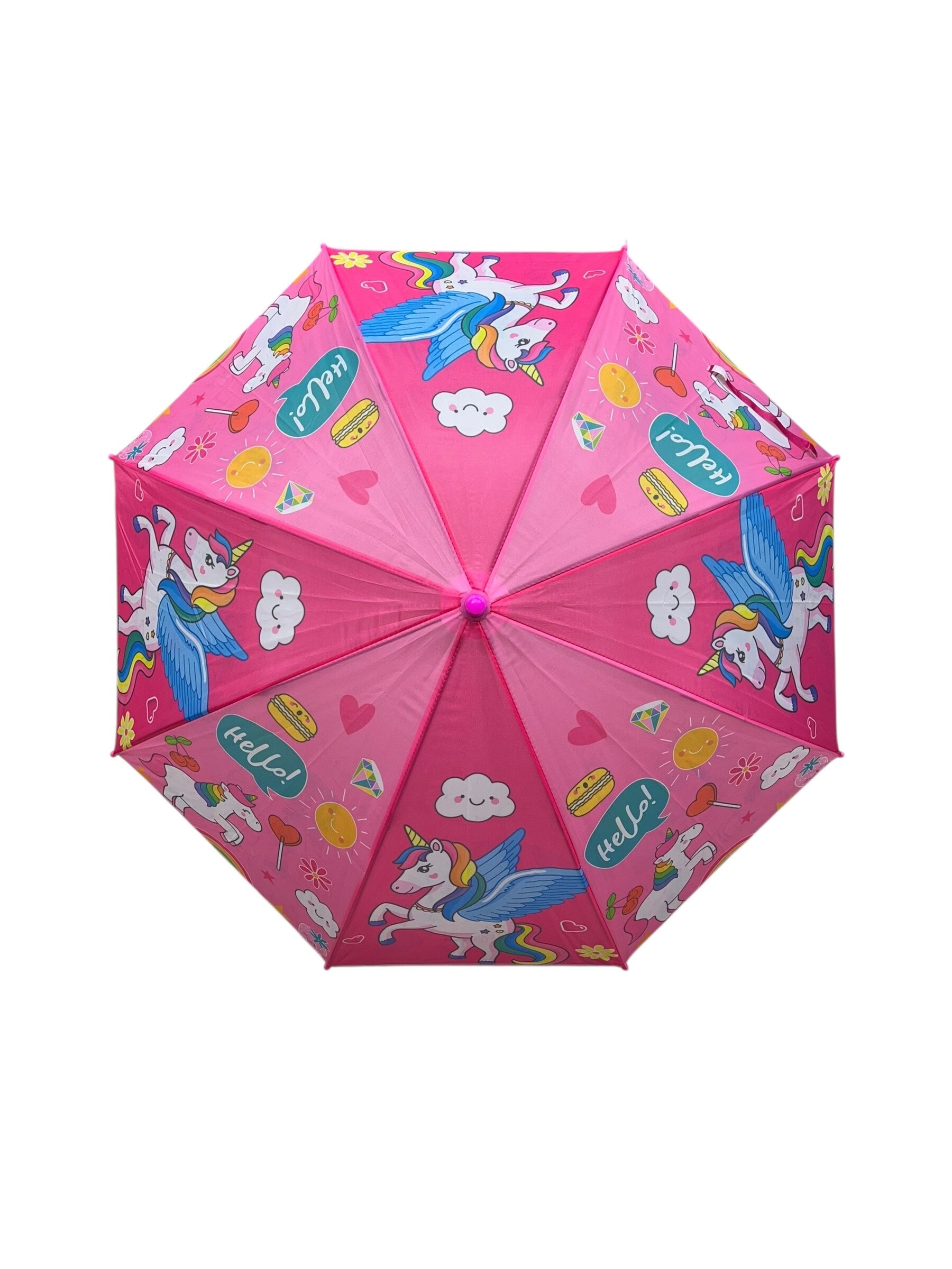 Grossiste DH DIFFUSION - Parapluie enfant automatique - Licorne - Ouverture automatique