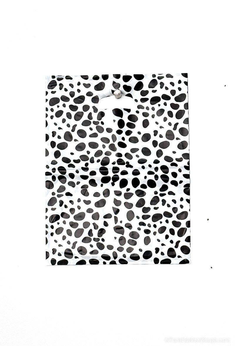 Wholesaler DT XENON - Die-cut handle bag size 25x35cm Leopard print