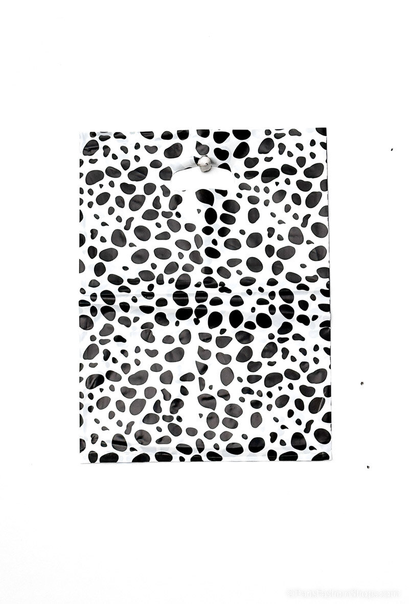 Wholesaler DT XENON - Die-cut handle bag size 30x40cm Leopard print