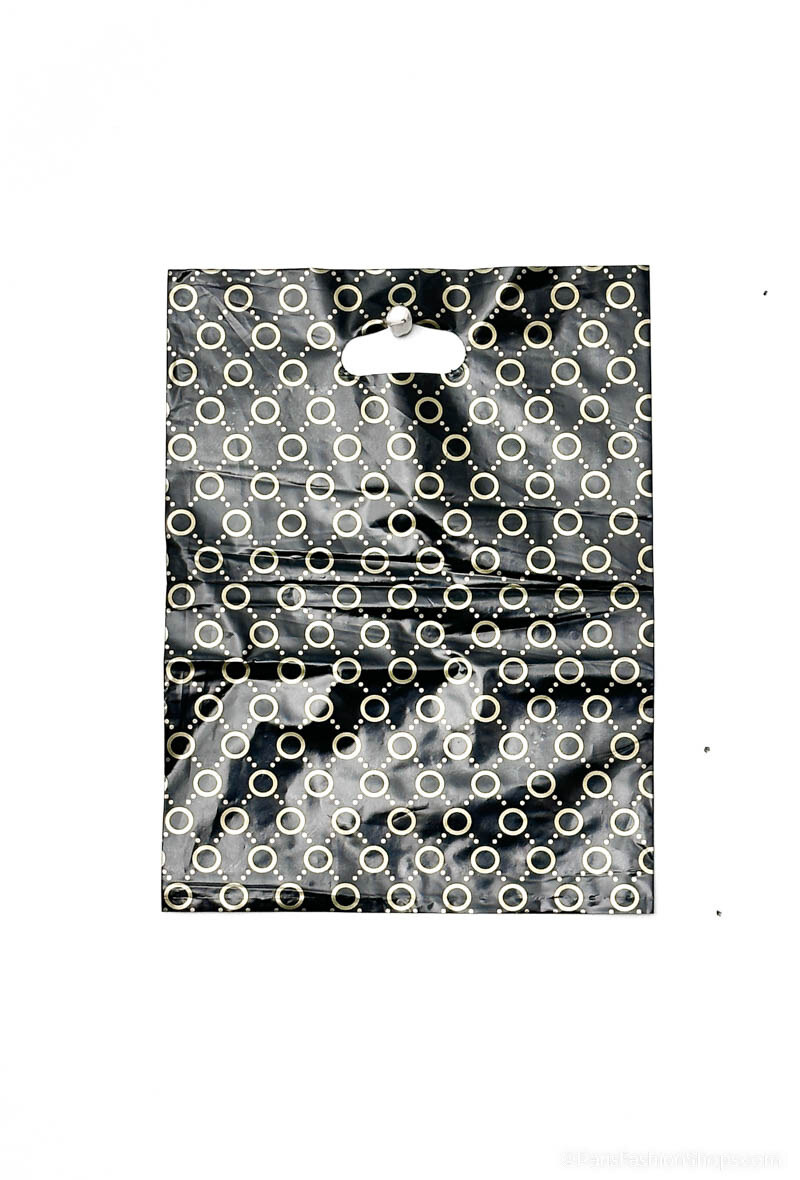 Grossiste DT XENON - Sac poignée découpée dimension 35x45cm imprimé cercle dorées