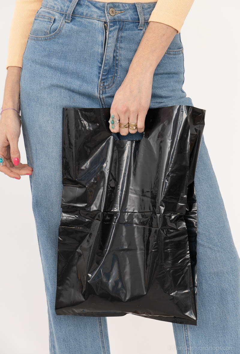 Mayorista DT XENON - Bolsa lisa con asa troquelada XL 50+12x60 cm