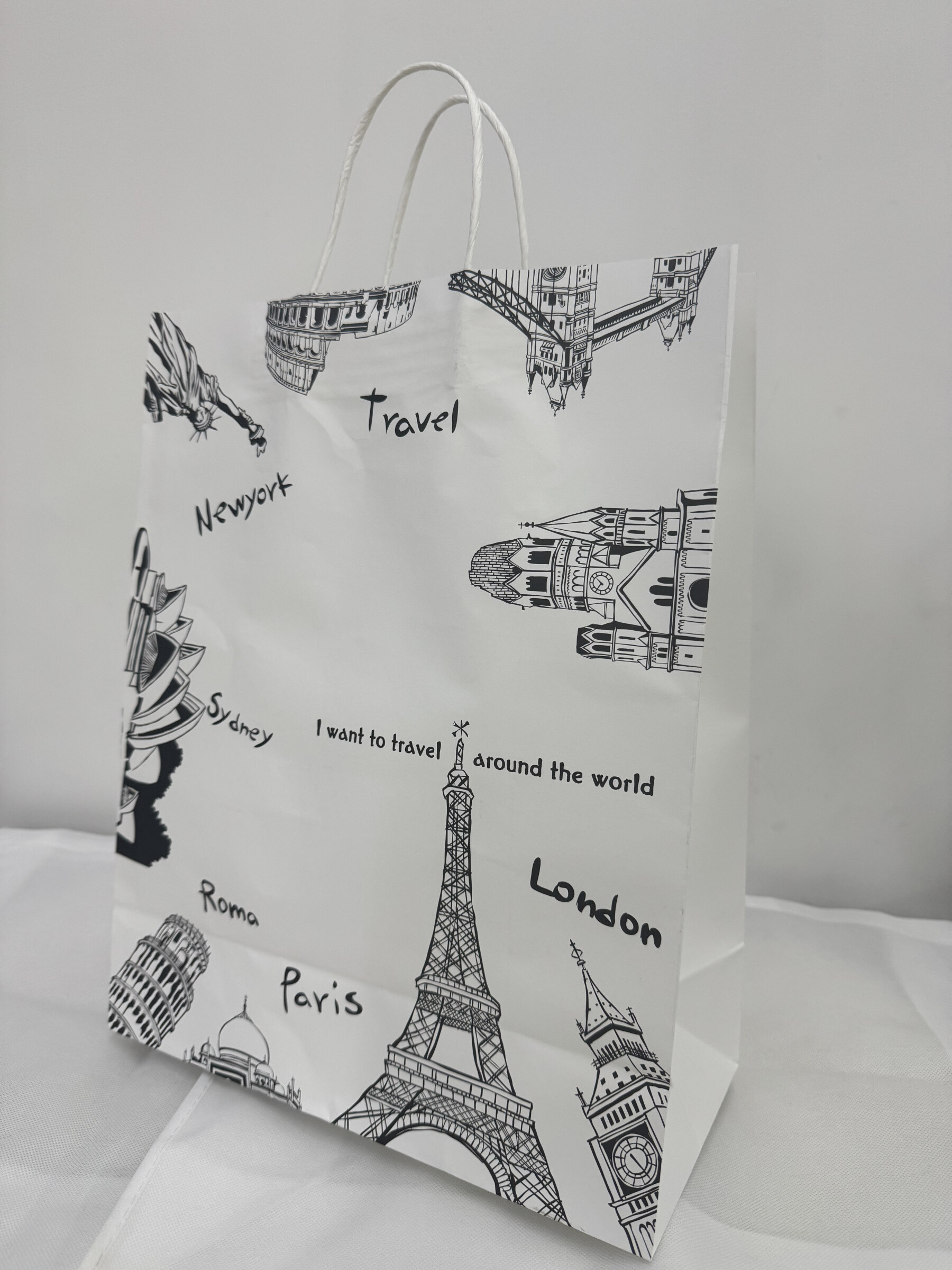 Wholesaler DT XENON - Large format kraft paper bag (L) 32x40x15cm