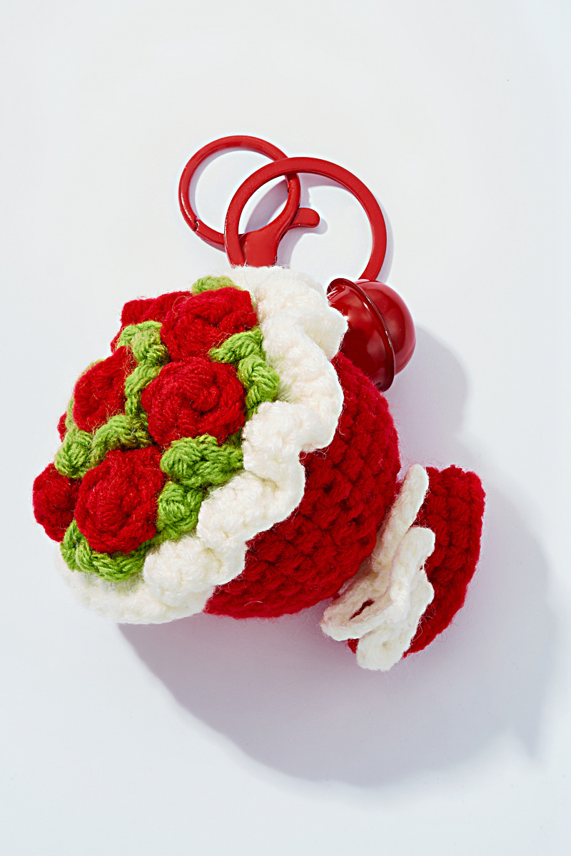 Mayorista ÉLINE L'ATELIER - Colgante de bolso y llavero de flores de ganchillo