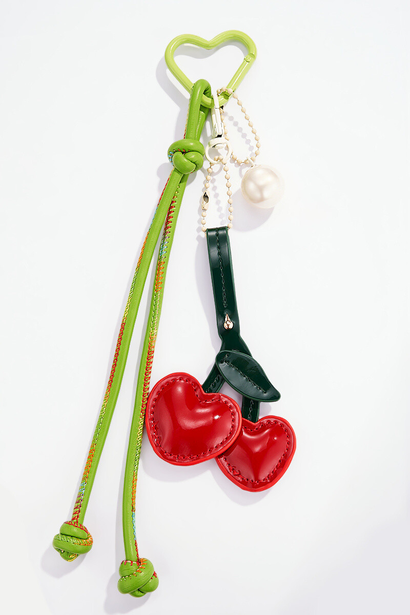 Grossiste ÉLINE L'ATELIER - Bijou de sac et porte-clé Cerises