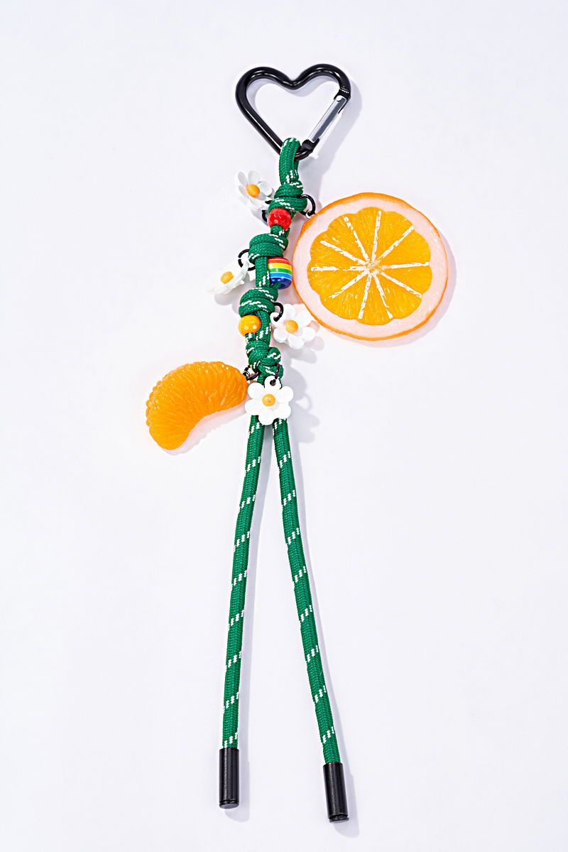 Grossiste ÉLINE L'ATELIER - Grigri accessoires de sac et porte-clé Agrumes