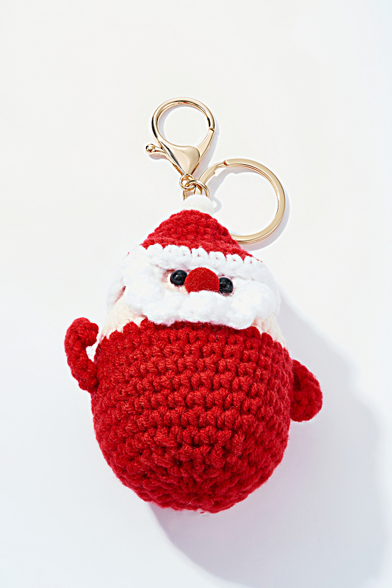 Grossiste ÉLINE L'ATELIER - Grigri accessoires de sac Père-Noël en crochet