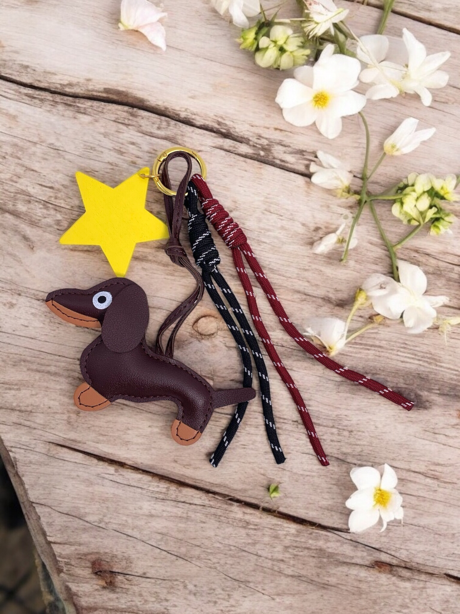 Grossiste ÉLINE L'ATELIER - Bijou de sac et porte-clé Chien et étoile