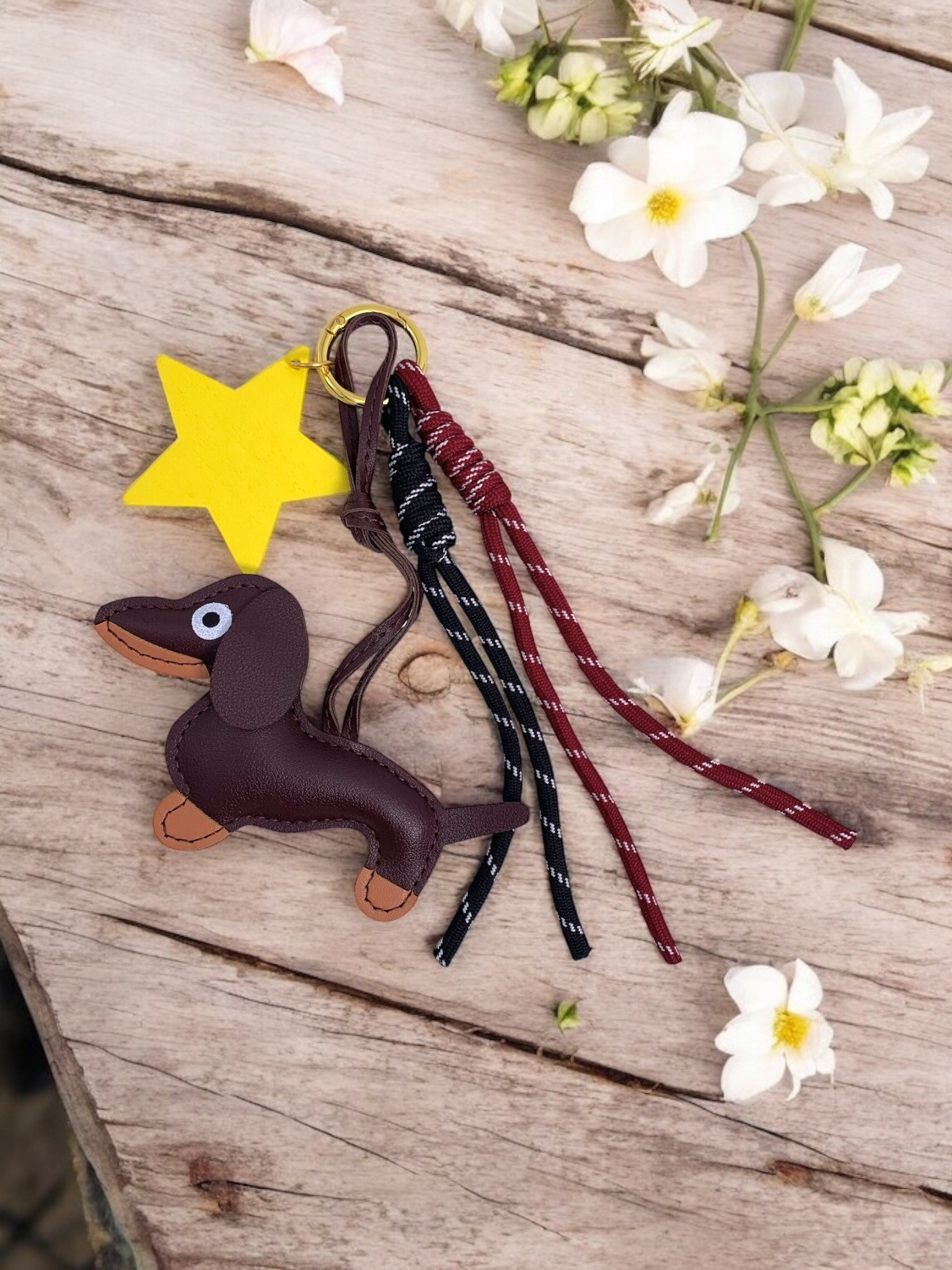 Grossiste ÉLINE L'ATELIER - Bijou de sac et porte-clé Chien et étoile