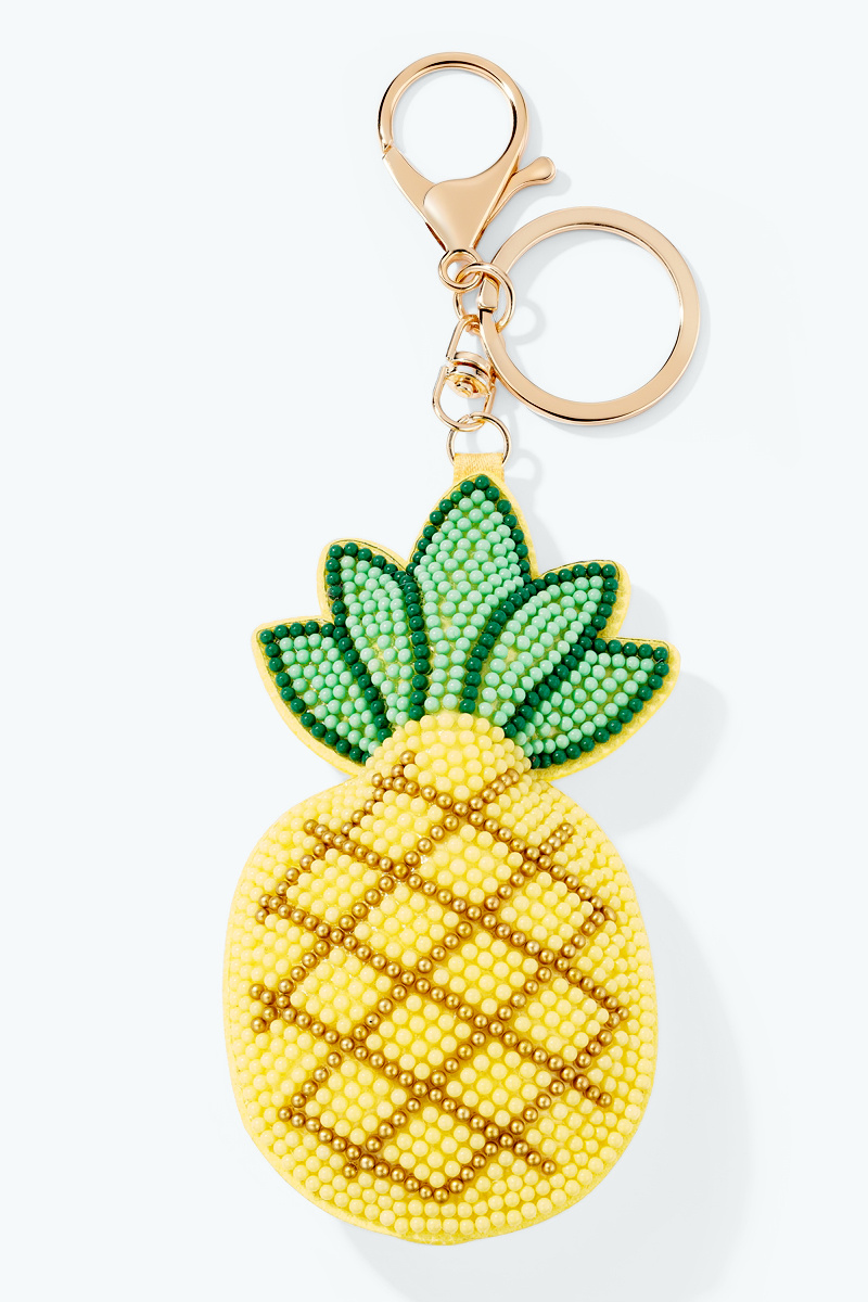 Grossista ÉLINE L'ATELIER - Portachiavi Ananas in Perline Rocaille