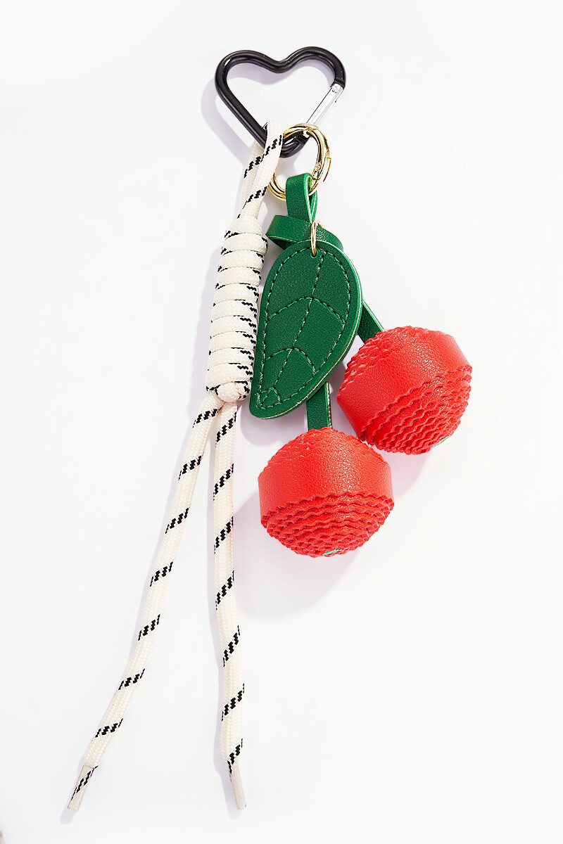 Grossiste ÉLINE L'ATELIER - Bijou de sac et porte-clé Cerises