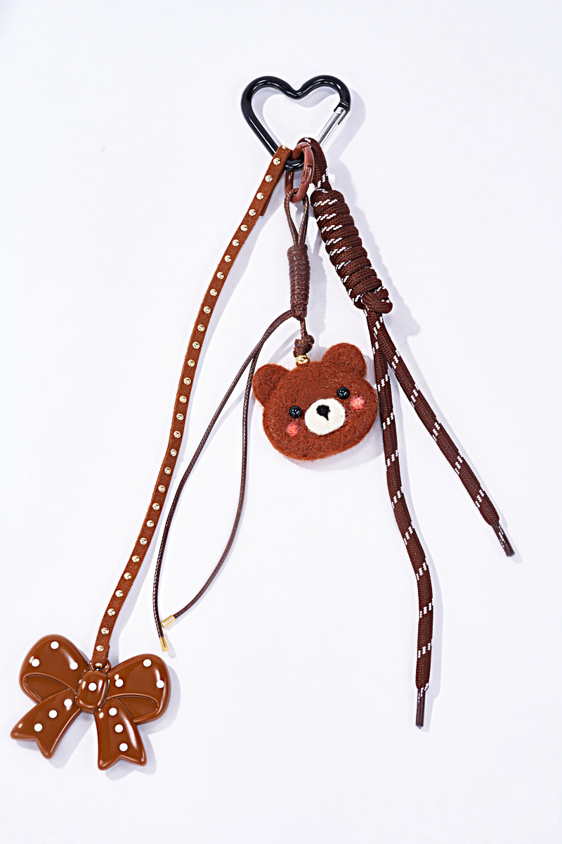 Mayorista ÉLINE L'ATELIER - Amuletos accesorios de bolso y llavero Osito y lazo